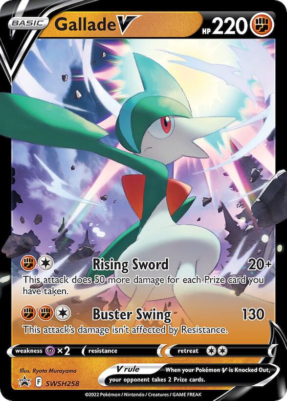 Gallade V SWSH258 (SWSH: Sword & Shield Promo Cards)  - Holofoil | Good Games Morley