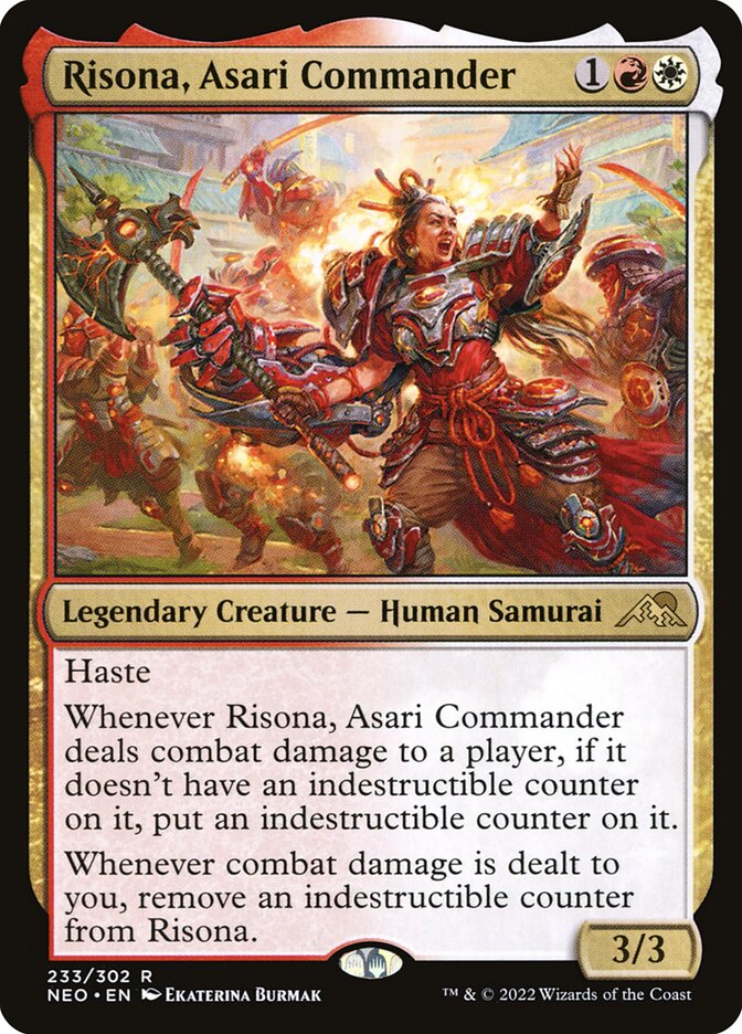 Risona, Asari Commander 233/302 (Kamigawa: Neon Dynasty)  | Good Games Morley