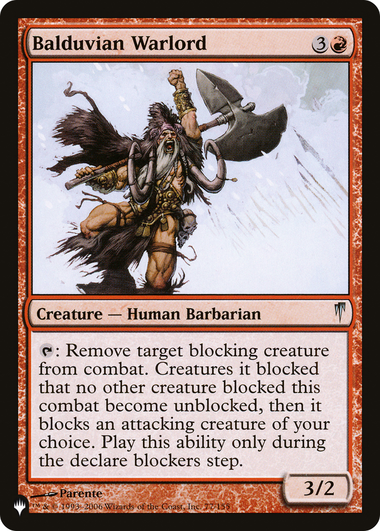 Balduvian Warlord [The List] | Good Games Morley