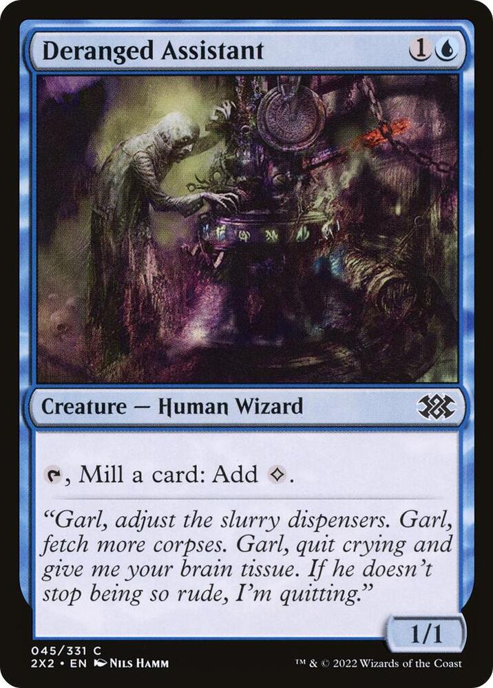 Deranged Assistant 45 (Double Masters 2022)  - Foil | Good Games Morley