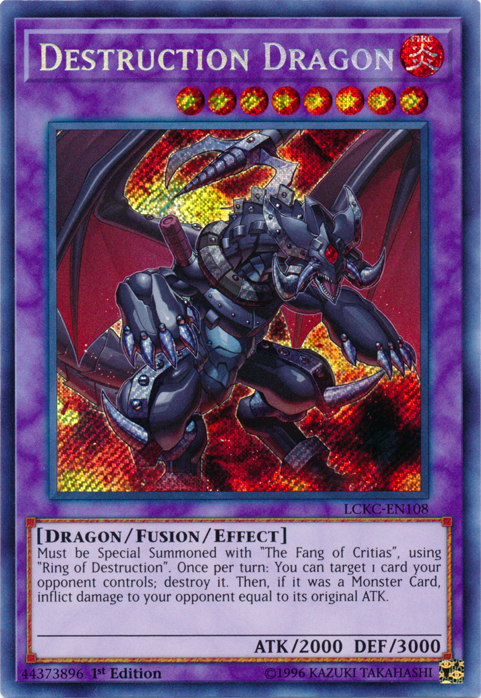 Destruction Dragon [LCKC-EN108] Secret Rare | Good Games Morley