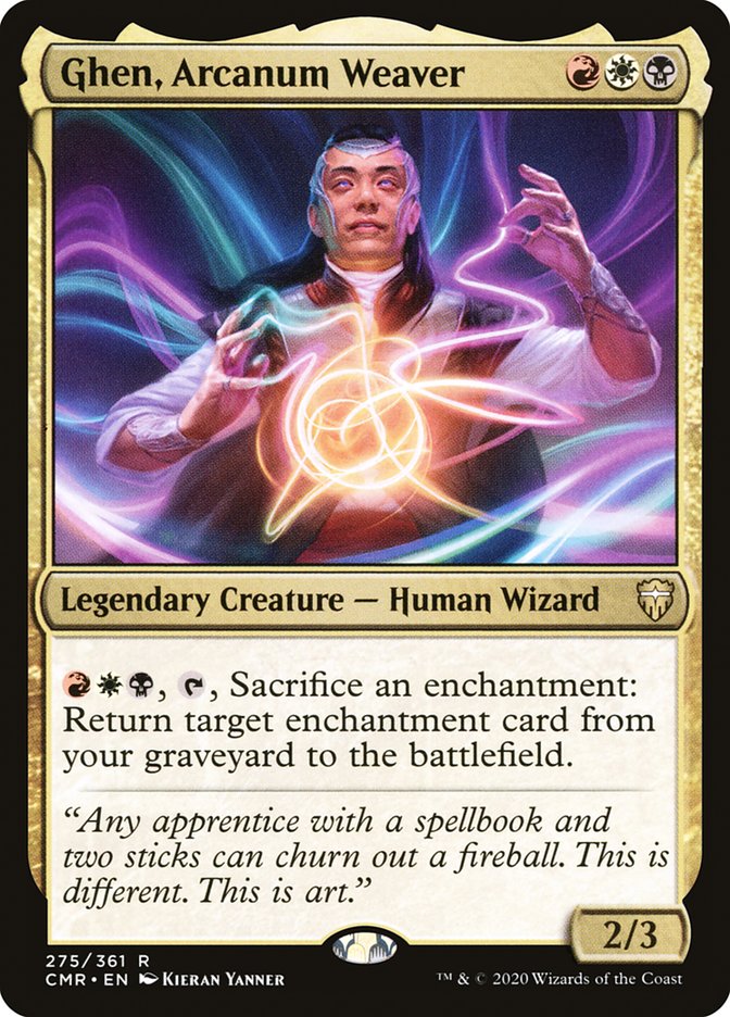 Ghen, Arcanum Weaver 275 (Commander Legends)  - Foil | Good Games Morley