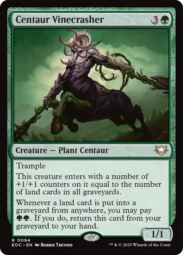 Centaur Vinecrasher [Edge of Eternities Commander] | Good Games Morley