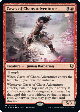 Caves of Chaos Adventurer [Commander Legends: Battle for Baldur's Gate] | Good Games Morley