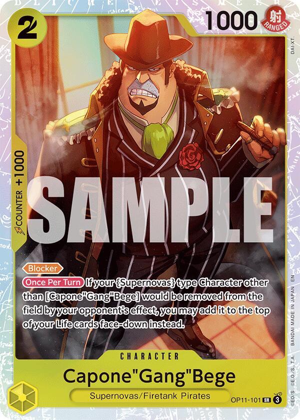 Capone"Gang"Bege OP11-101 (A Fist of Divine Speed)  - Foil | Good Games Morley
