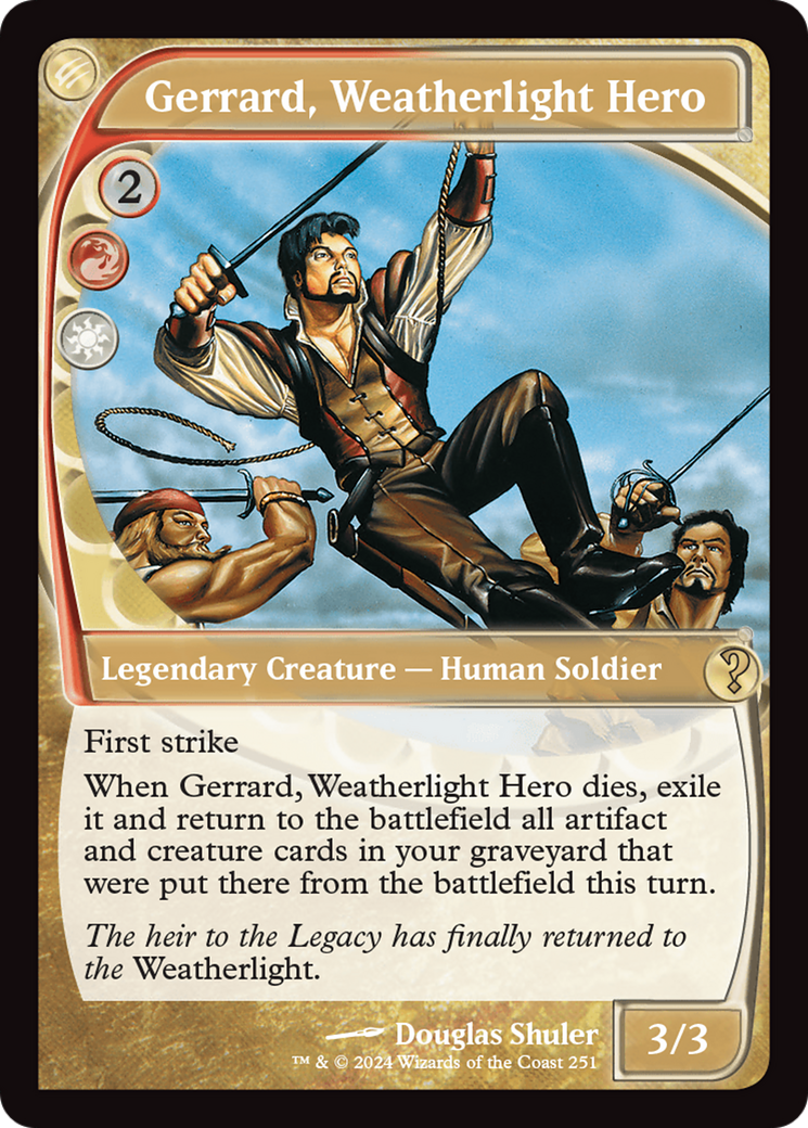 Gerrard, Weatherlight Hero (Future Sight) [Mystery Booster 2] | Good Games Morley