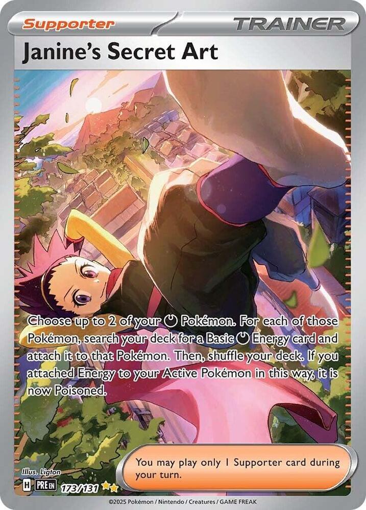 Janine's Secret Art (173/131) [Scarlet & Violet: Prismatic Evolutions] | Good Games Morley