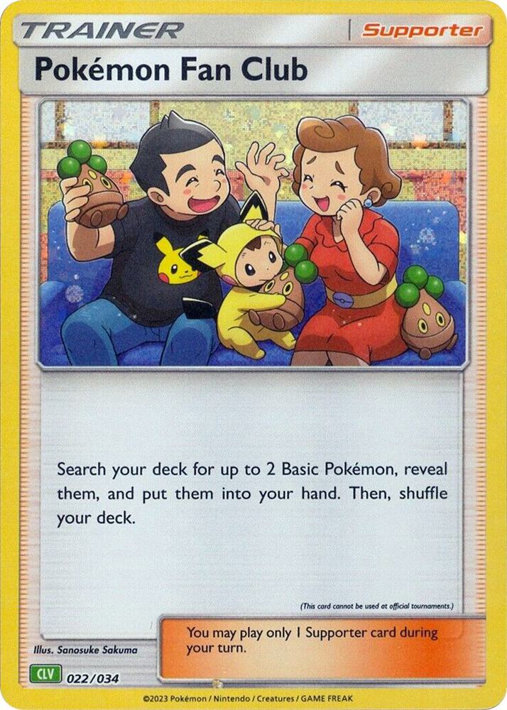 Pokemon Fan Club CLV 022/034 (Trading Card Game Classic)  - Holofoil | Good Games Morley