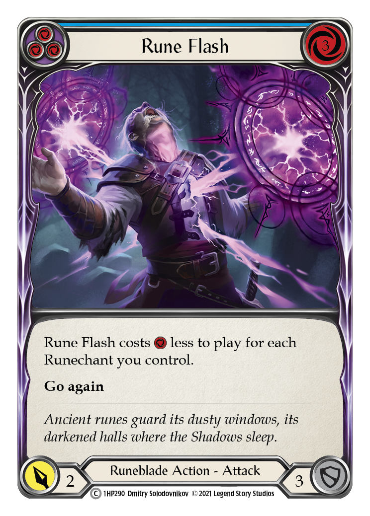 Rune Flash (Blue) [1HP290] (History Pack 1) | Good Games Morley