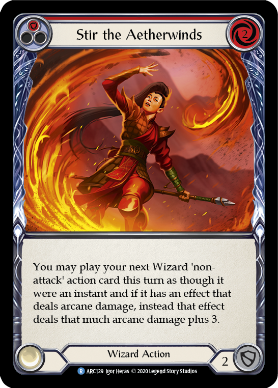 Stir the Aetherwinds (Red) [U-ARC129] (Arcane Rising Unlimited)  Unlimited Normal | Good Games Morley