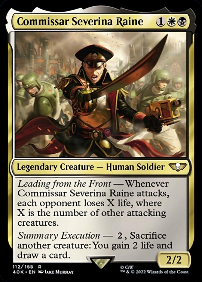 Commissar Severina Raine (Surge Foil) [Warhammer 40,000] | Good Games Morley