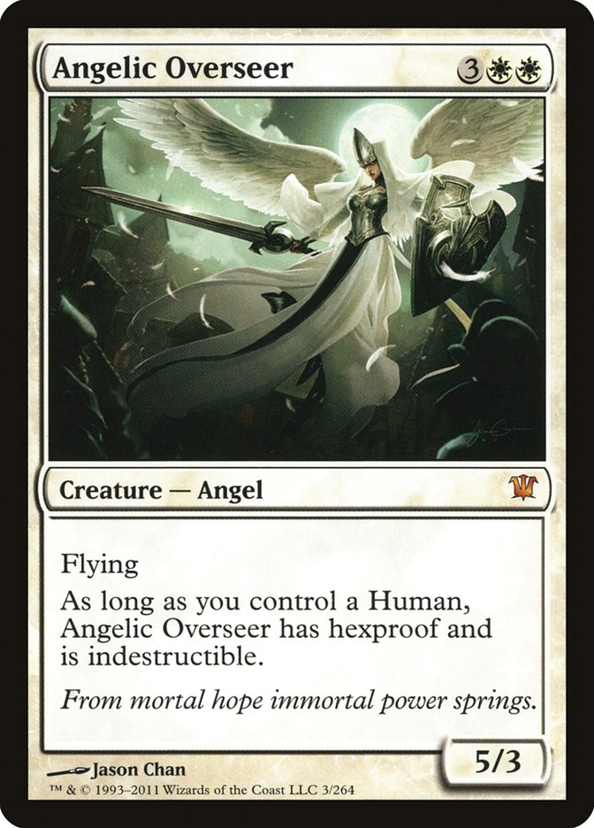 Angelic Overseer 3/264 (Innistrad)  - Foil | Good Games Morley