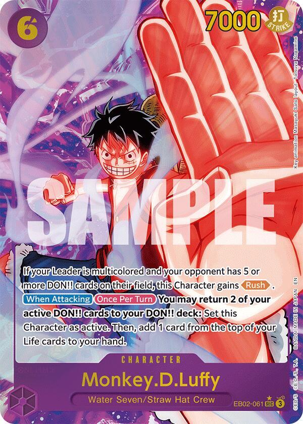 Monkey.D.Luffy EB02-061 (Extra Booster: Anime 25th Collection)  - Alternate Art Foil | Good Games Morley