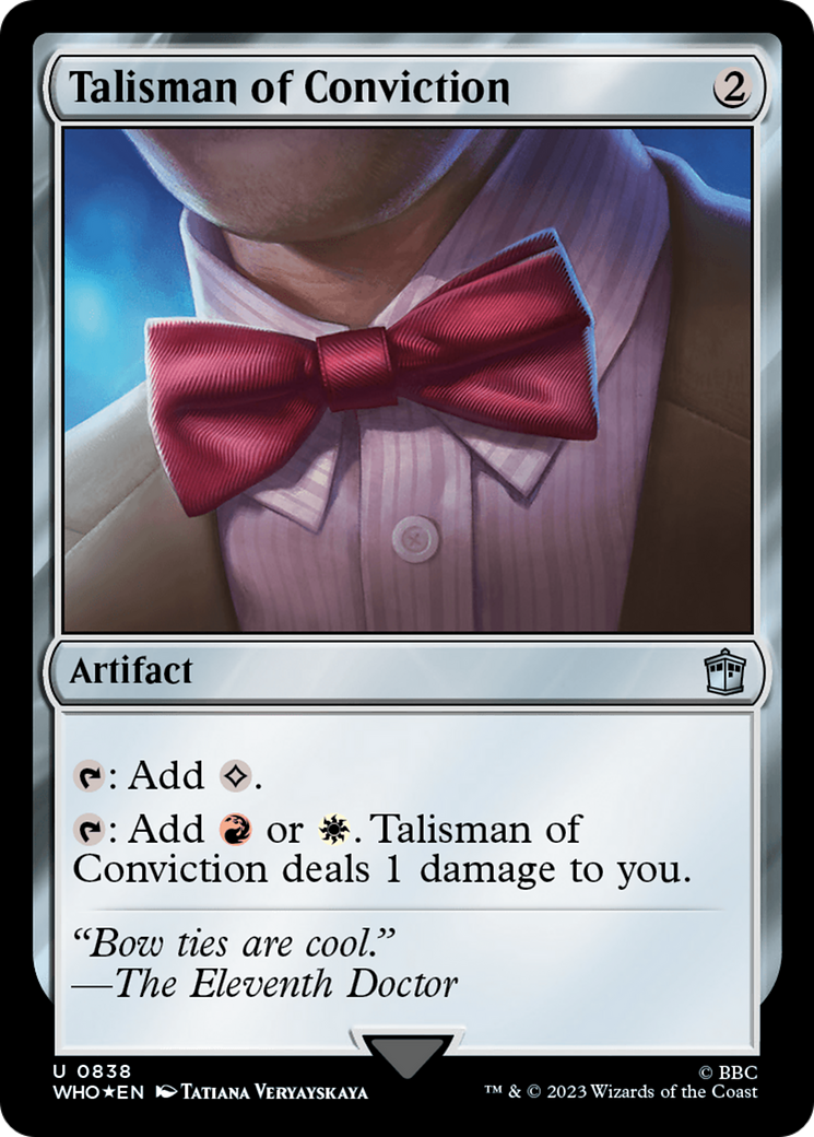 Talisman of Conviction (Surge Foil) [Doctor Who] | Good Games Morley