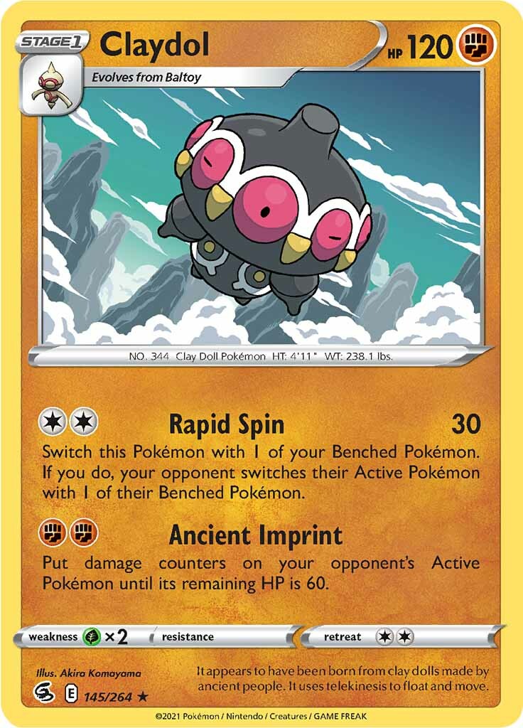 Claydol (145/264) [Sword & Shield: Fusion Strike] | Good Games Morley