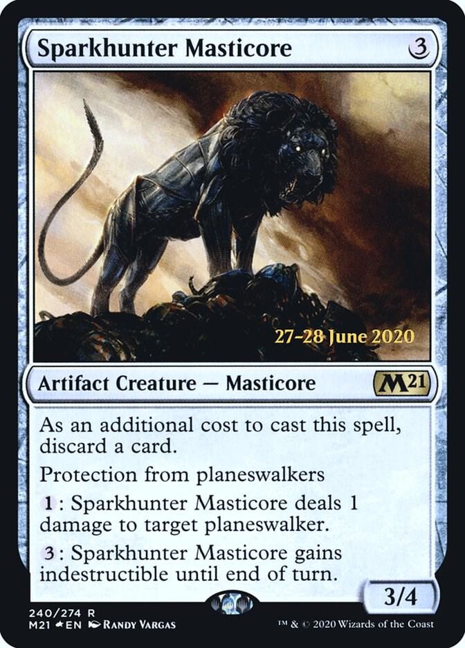 Sparkhunter Masticore 240s/137 (Prerelease Cards)  - Foil | Good Games Morley