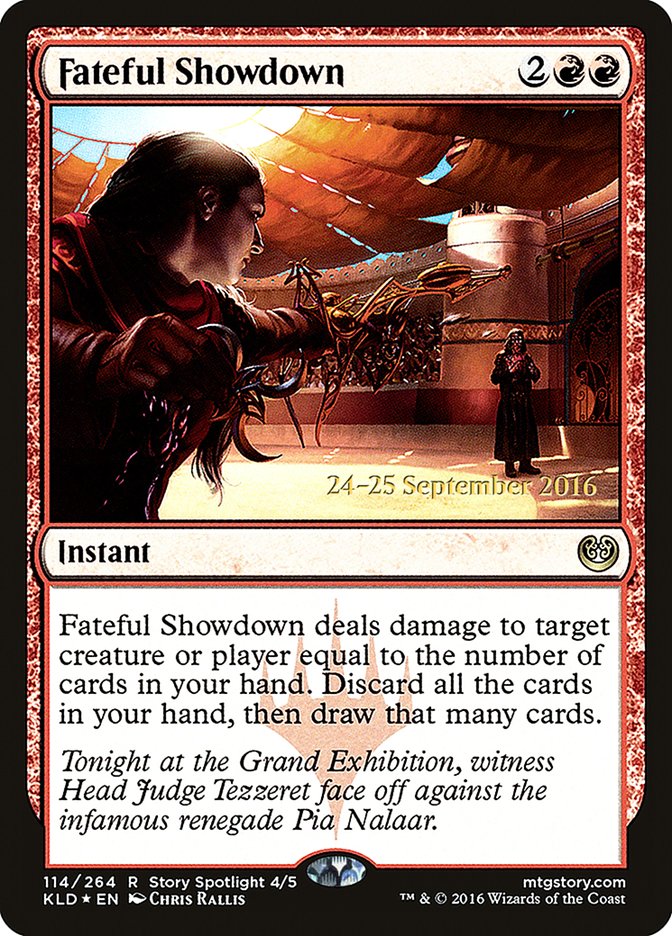 Fateful Showdown [Kaladesh Prerelease Promos] | Good Games Morley