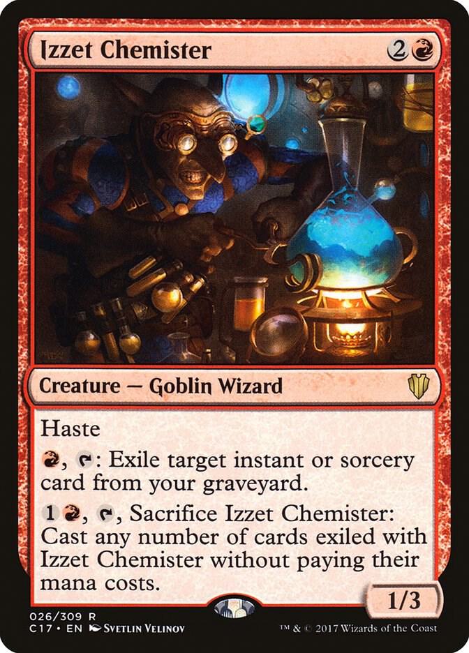 Izzet Chemister 26/309 (Commander 2017)  | Good Games Morley