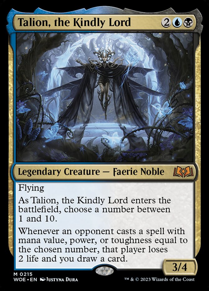 Talion, the Kindly Lord 215 (Wilds of Eldraine)  | Good Games Morley