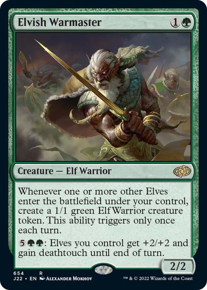 Elvish Warmaster 654 (Jumpstart 2022)  | Good Games Morley