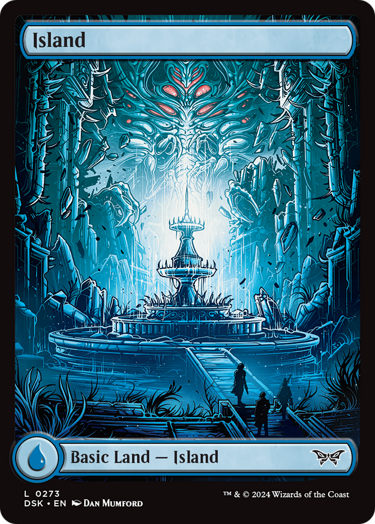 Island (273) - Full Art [Duskmourn: House of Horror] | Good Games Morley
