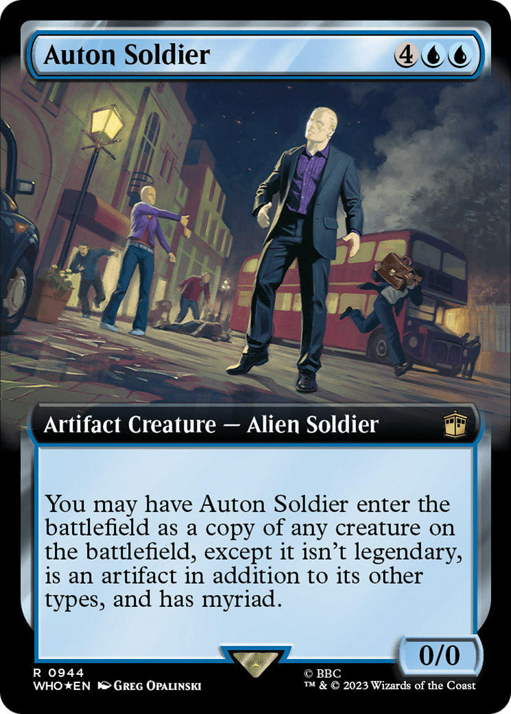Auton Soldier (Extended Art) (Surge Foil) [Doctor Who] | Good Games Morley