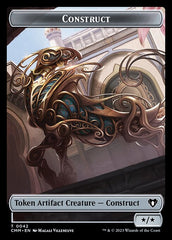Elemental (0026) // Construct (0042) Double-Sided Token [Commander Masters Tokens] | Good Games Morley