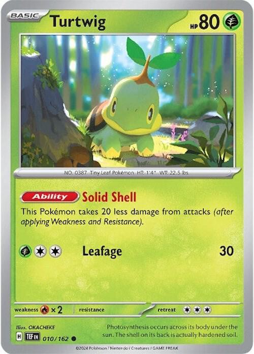 Turtwig 010/162 (SV05: Temporal Forces)  - Reverse Holofoil | Good Games Morley