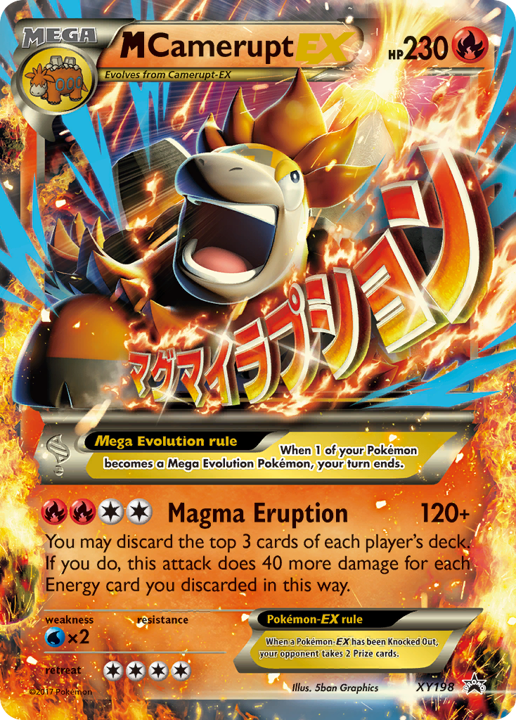 M Camerupt EX (XY198) [XY: Black Star Promos] | Good Games Morley