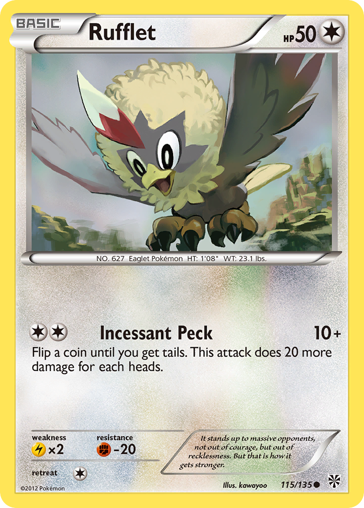 Rufflet (115/135) [Black & White: Plasma Storm] | Good Games Morley