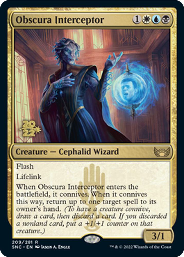 Obscura Interceptor 209s/161 (Prerelease Cards)  - Foil | Good Games Morley