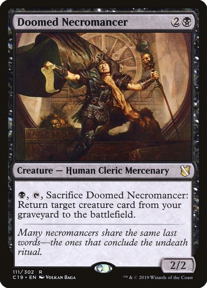Doomed Necromancer 111/302 (Commander 2019)  | Good Games Morley