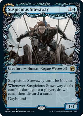 Suspicious Stowaway Showcase 288/277 (Innistrad: Midnight Hunt)  | Good Games Morley