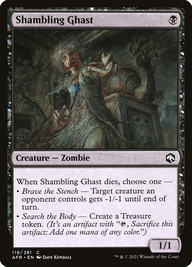 Shambling Ghast 119 (Adventures in the Forgotten Realms)  - Foil | Good Games Morley