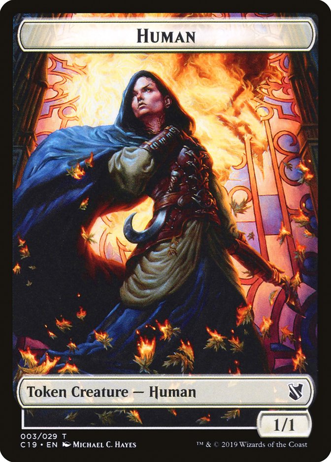 Drake // Human Double-Sided Token [Commander 2019 Tokens] | Good Games Morley