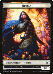 Drake // Human Double-Sided Token [Commander 2019 Tokens] | Good Games Morley