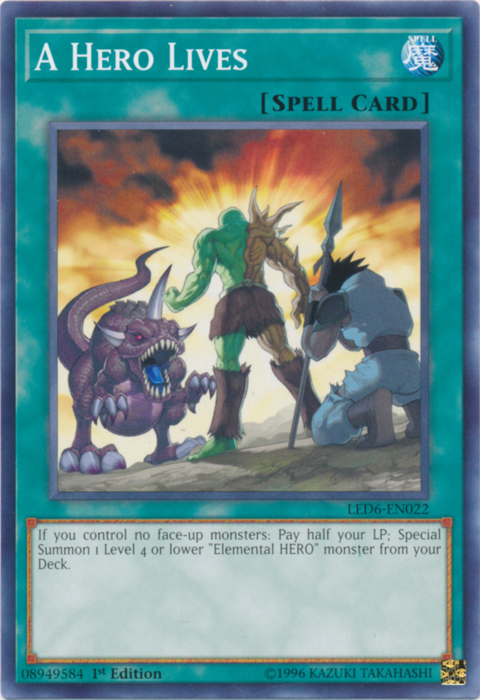 A Hero Lives [LED6-EN022] Common | Good Games Morley