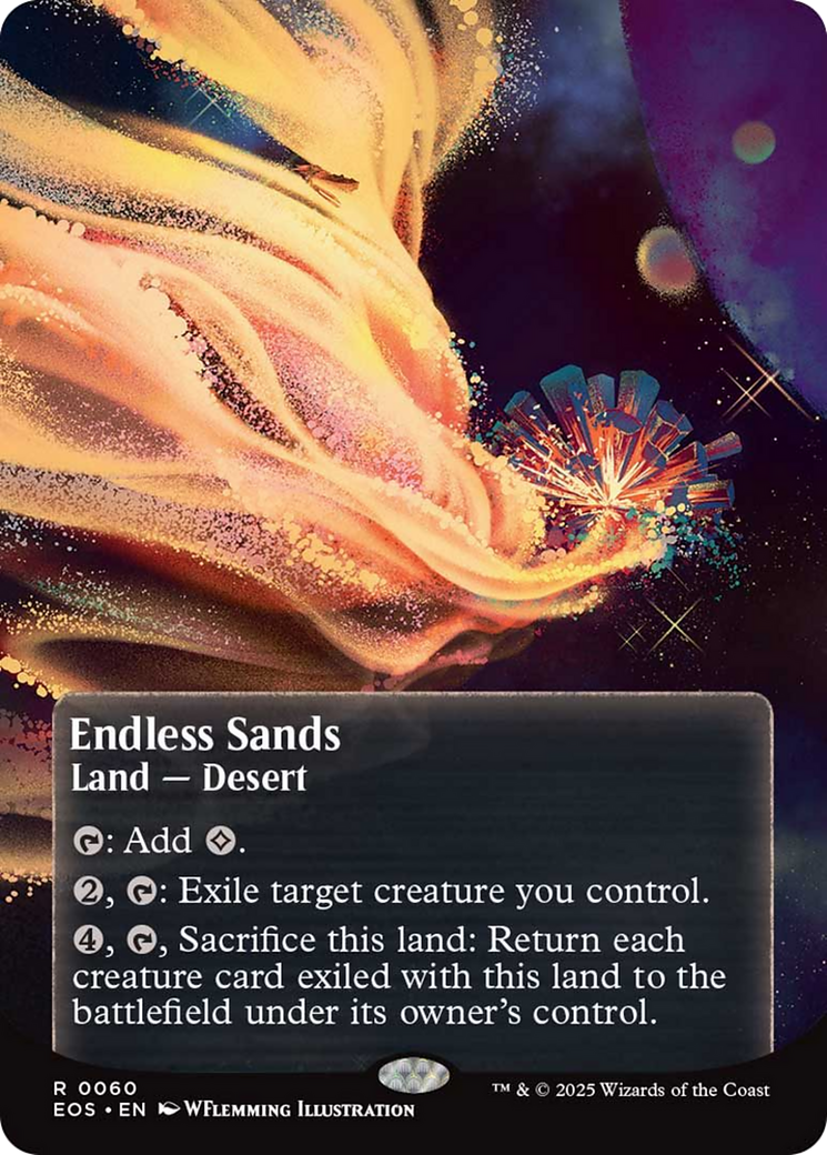 Endless Sands (0060) (Borderless) [Edge of Eternities: Stellar Sights] | Good Games Morley