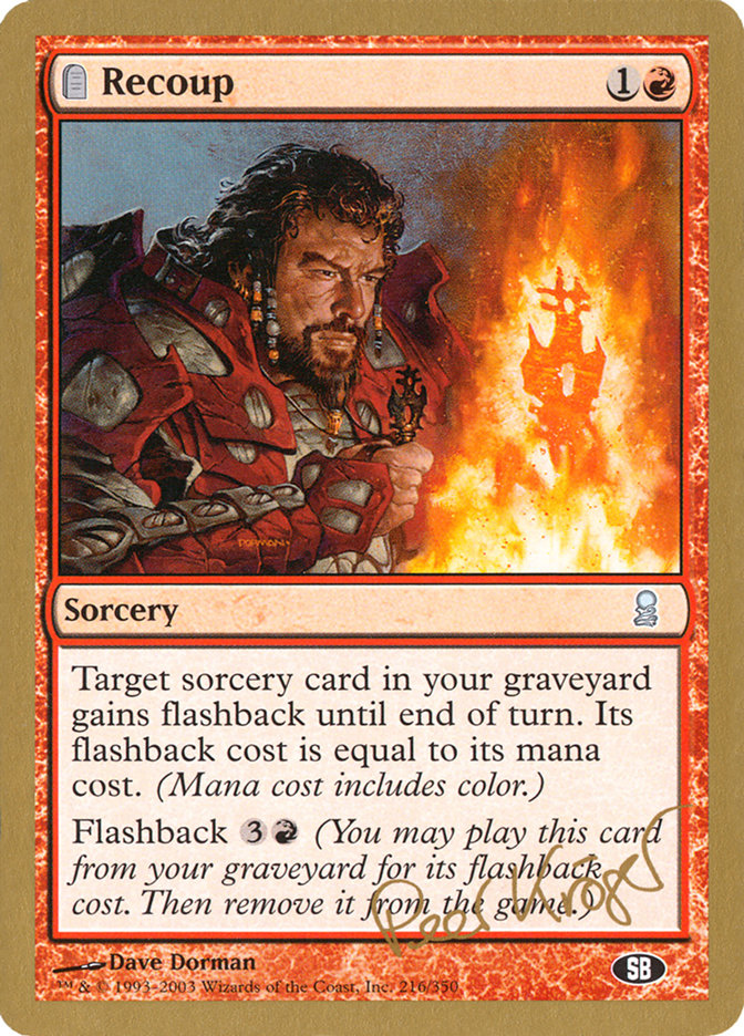 Recoup (Peer Kroger) (SB) [World Championship Decks 2003] | Good Games Morley