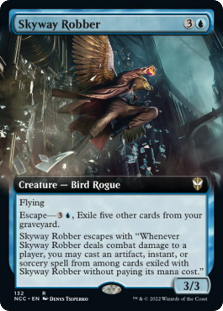 Skyway Robber Extended Art 132 (Commander: Streets of New Capenna)  | Good Games Morley