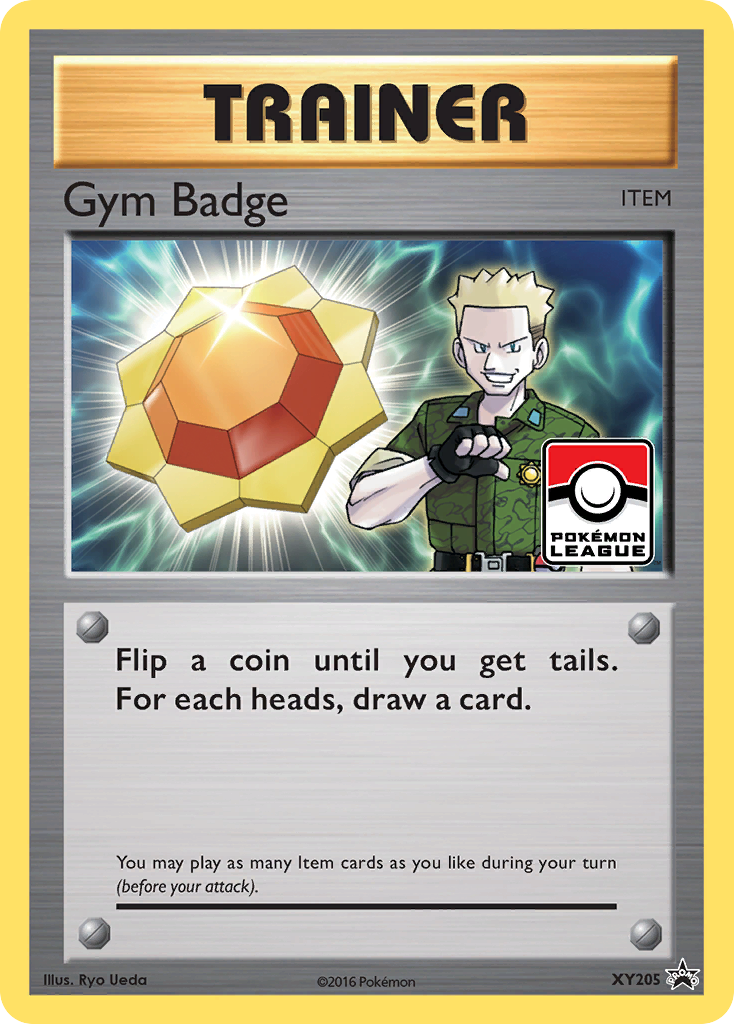 Gym Badge (XY205) (Lt. Surge) [XY: Black Star Promos] | Good Games Morley