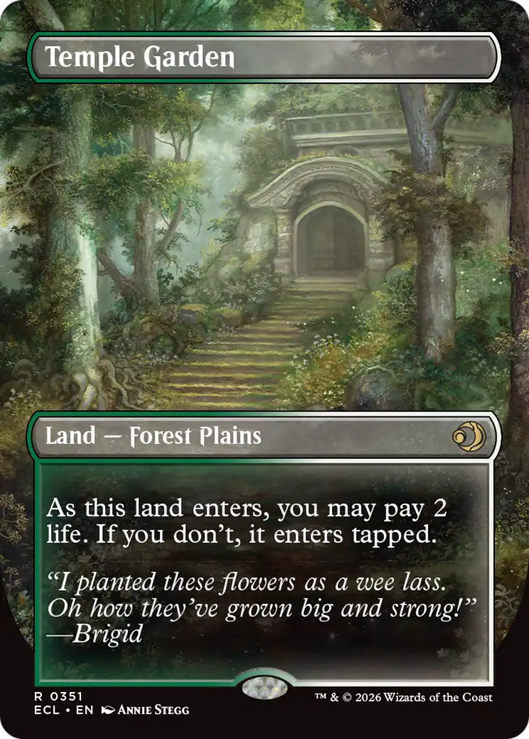 Temple Garden (Borderless) [Lorwyn Eclipsed] | Good Games Morley