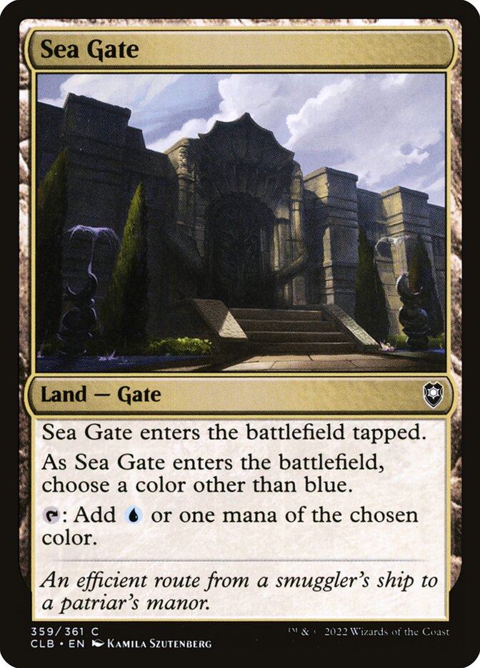 Sea Gate 359 (Commander Legends: Battle for Baldur's Gate)  - Foil | Good Games Morley