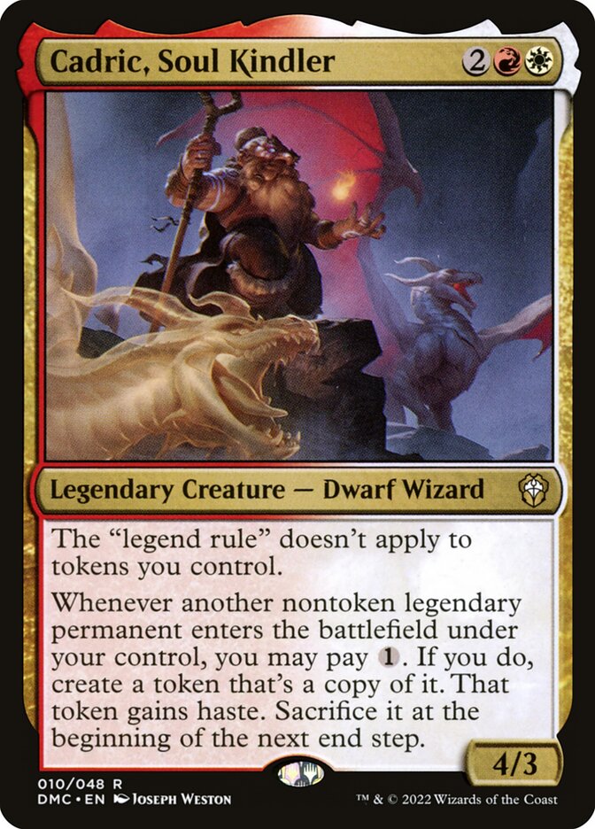 Cadric, Soul Kindler 10/50 (Commander: Dominaria United)  | Good Games Morley