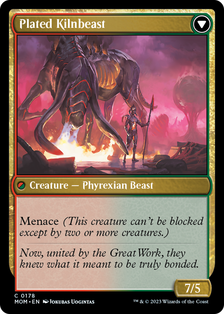 Bonded Herdbeast // Plated Kilnbeast [March of the Machine] | Good Games Morley