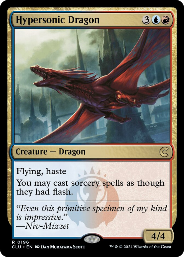 Hypersonic Dragon [Ravnica: Clue Edition] | Good Games Morley