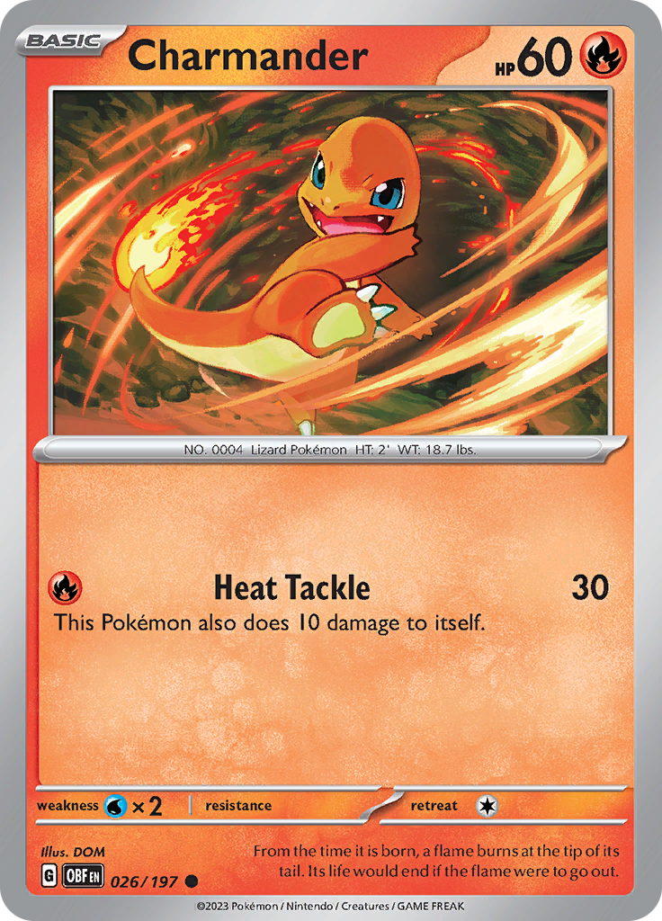 Charmander (026/197) [Scarlet & Violet: Obsidian Flames] | Good Games Morley