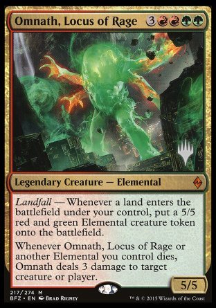 Omnath, Locus of Rage (Promo Pack) [Battle for Zendikar Promos] | Good Games Morley