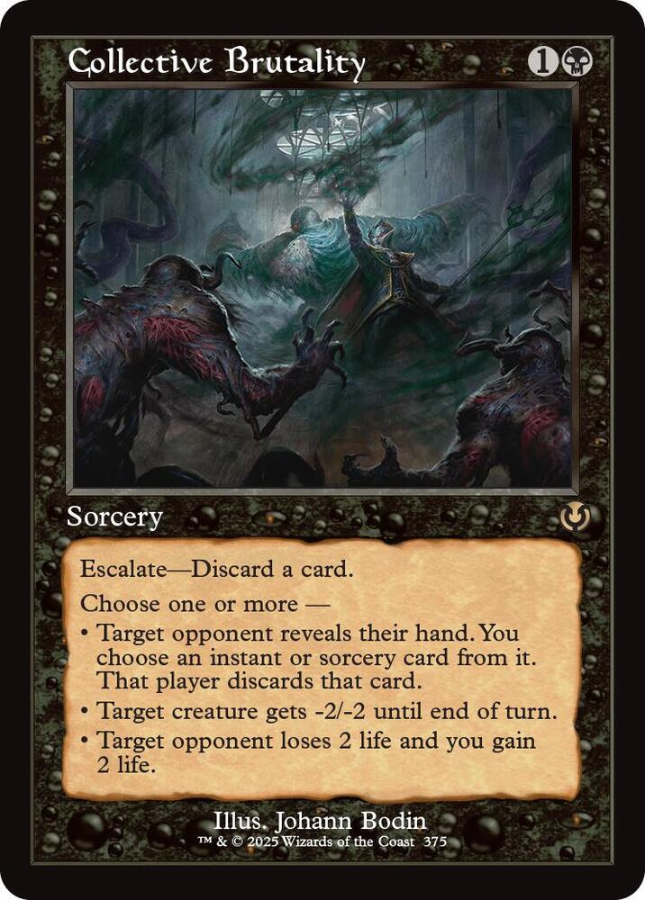 Collective Brutality 375/287 (Innistrad Remastered)  - Retro Foil | Good Games Morley