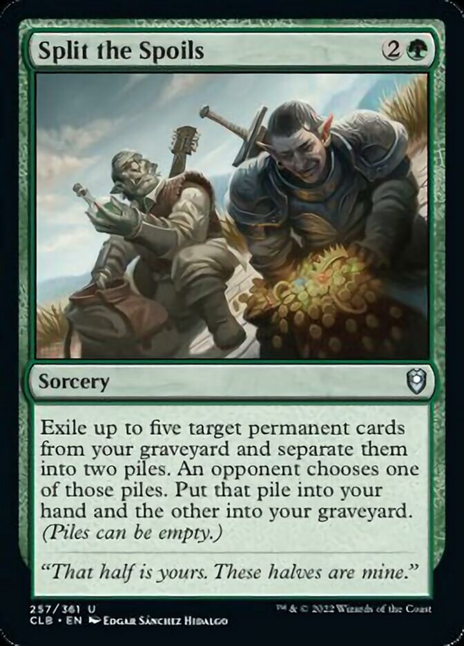 Split the Spoils [Commander Legends: Battle for Baldur's Gate] | Good Games Morley